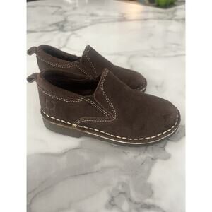 Toddler Dress Shoes Kenneth Cole Reaction Kick Wit 2 Brown Suede TOD sz 7.5
